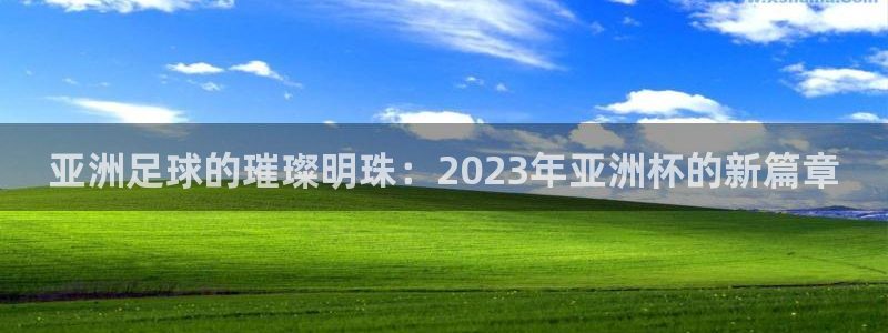 26世界杯：亚洲足球的璀璨明珠：2023年亚洲杯的新篇章