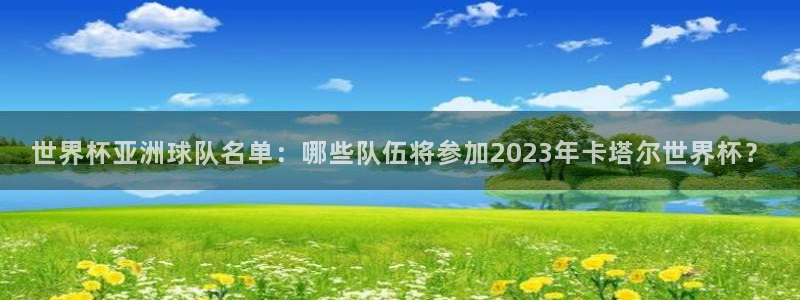 世界杯赛程时间表：世界杯亚洲球队名单：哪些队伍将参加2023年卡塔尔世界杯？